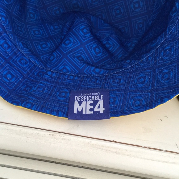 Dreamworks Despicable Me 4 Minion Yellow Bucket Hat - Picture 7 of 8